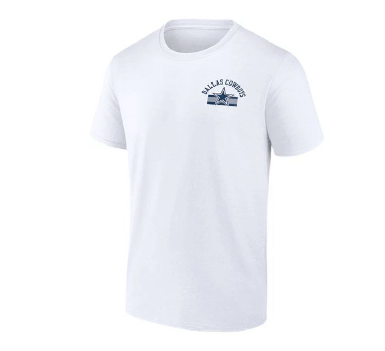 Fanatics Cowboys 2023 White Stats S/S Tee