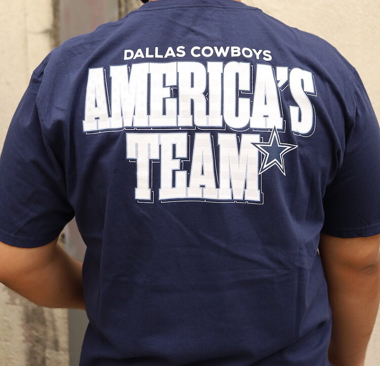 Fanatics Cowboys Navy Slogan S/S Tee