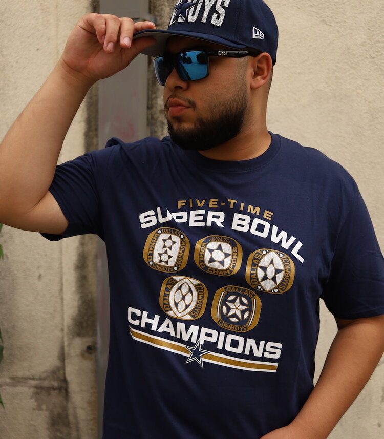 Fanatics Cowboys 2023 Navy Rings S/S Tee