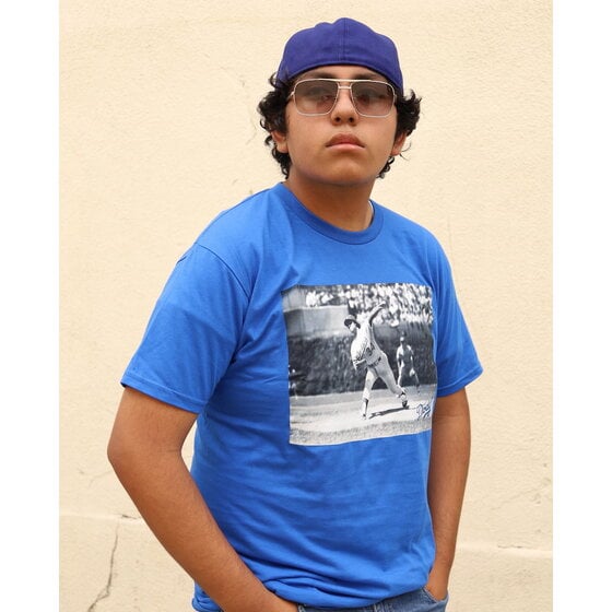 Mitchell and Ness LA Dodgers M&N Portrait Black T-Shirt