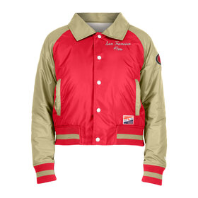 Mitchell and Ness SF 49ers M&N Lightweight Satin Jacket Gold