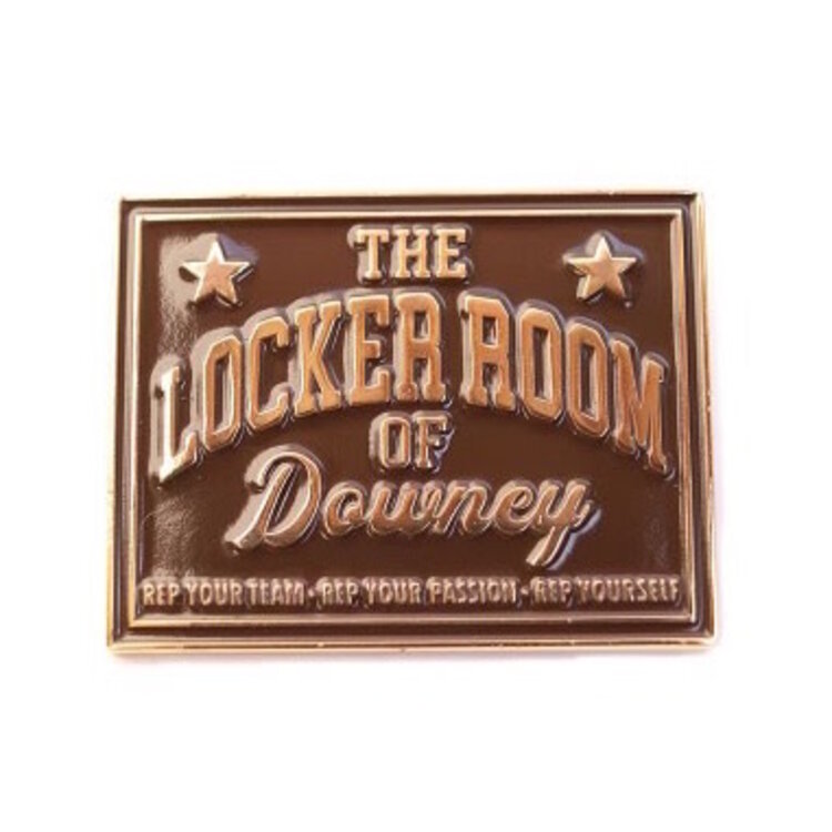 TLR of Downey TLR of Downey Pin-Brown/Gold