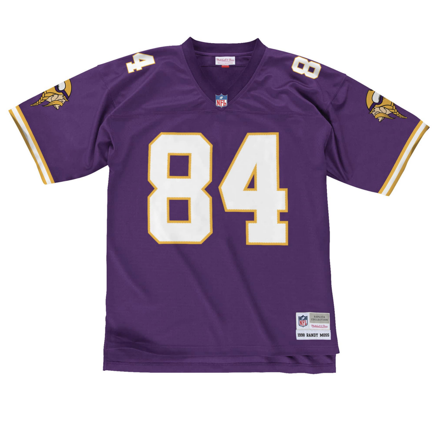NFL Minnesota Men's M&N1998 Randy Moss #84 Jersey Purple - The