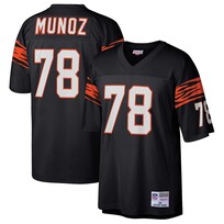 Mitchell and Ness NFL Cincinnati Bengals Men's Mitchell & Ness 1989 Anthony Munoz #78 Black Jersey