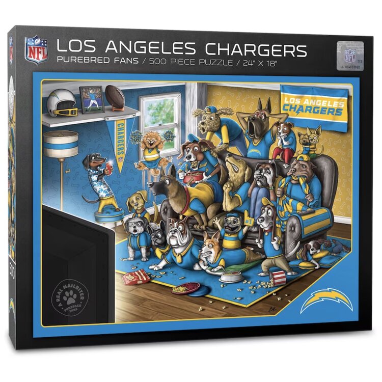 You The Fan Puzzle 500 pcs - Purebred Fans A Real Nailbiter - LA Chargers