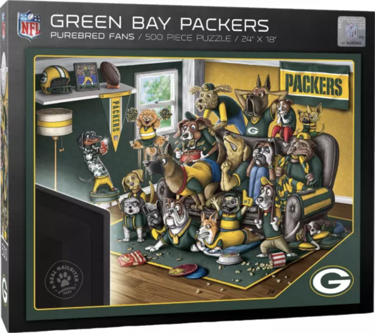 YouTheFan NFL Green Bay Packers Barnyard Fans 500pc Puzzle