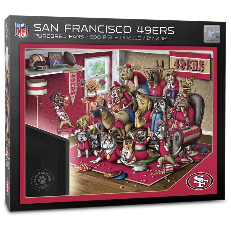 You The Fan Puzzle 500 pcs - Purebred Fans A Real Nailbiter - SF 49ers
