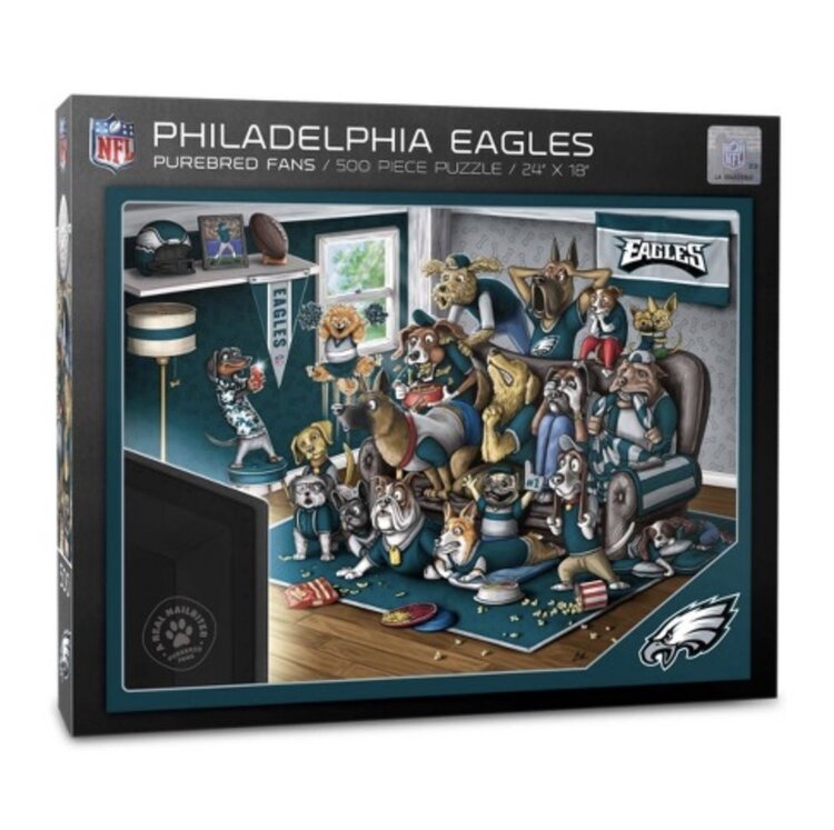 You The Fan Puzzle 500 pcs - Purebred Fans A Real Nailbiter - Philadelphia Eagles