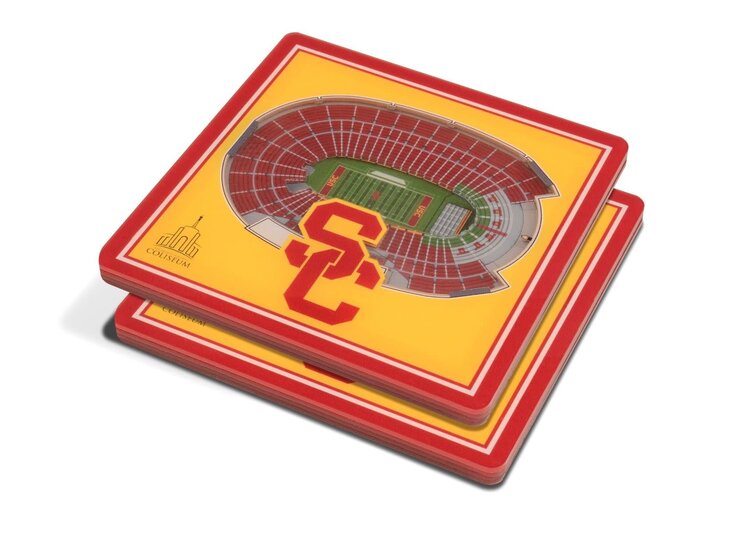 You The Fan Stadium View Coasters - USC Trojans