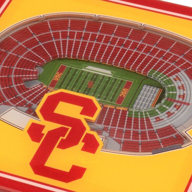 You The Fan Stadium View Coasters - USC Trojans