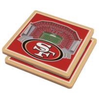 You The Fan Stadium View Coasters - San Francisco 49ers