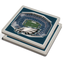 You The Fan Stadium View Coasters - Philadelphia Eagles