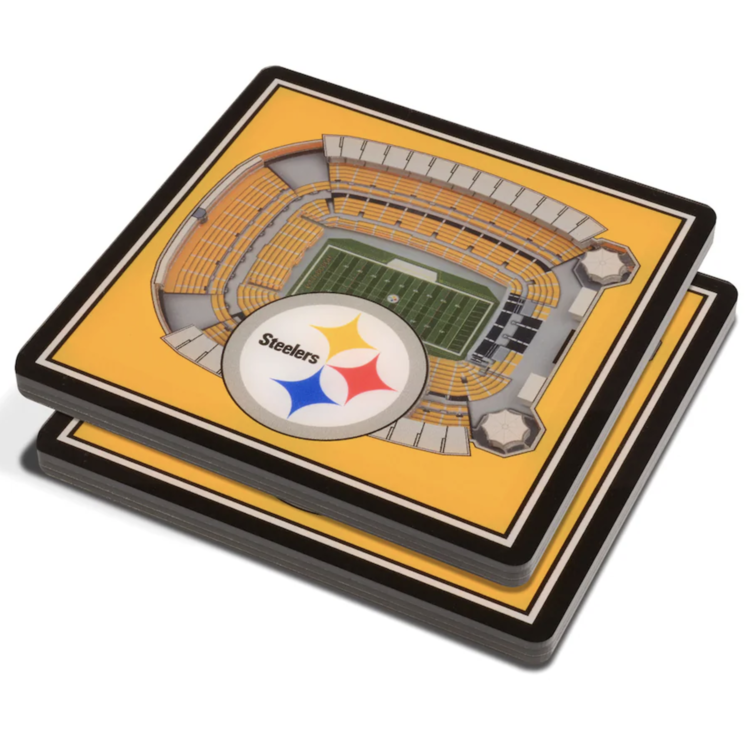 You The Fan Stadium View Coasters - Pittsburgh Steelers
