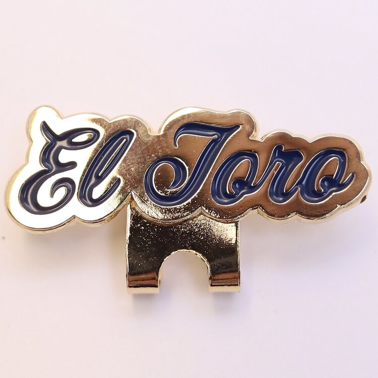 TLR of Downey El Toro Dark Royal Gold Hat Clip