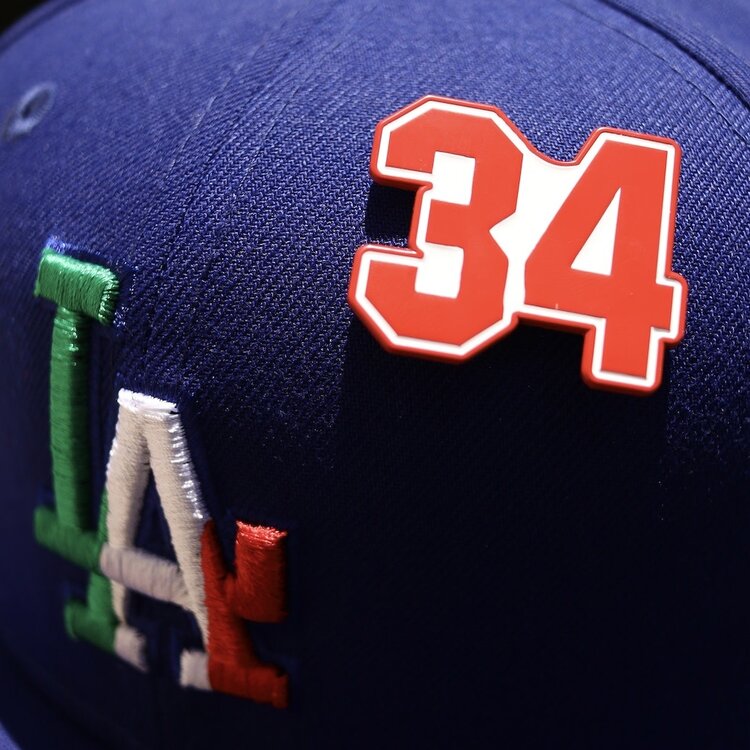 TLR of Downey Number 34 Red White Pin