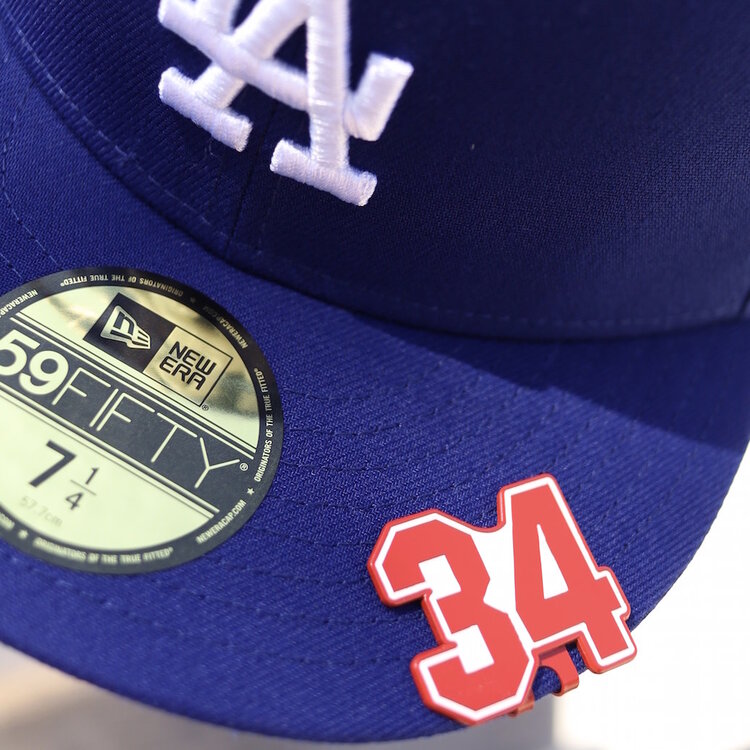 TLR of Downey Number 34 Red White Hat Clip