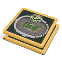You The Fan Stadium View Coasters - Green Bay Packers