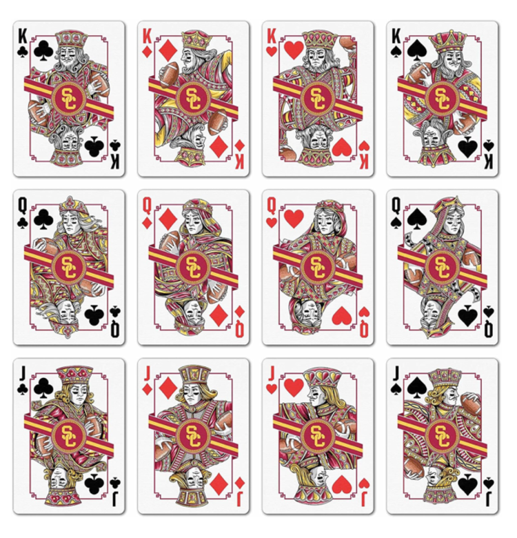 You The Fan Playing Cards - USC Trojans