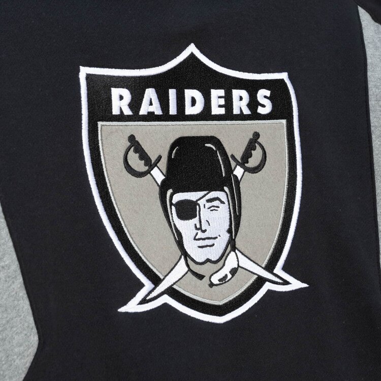 Mitchell and Ness Raiders M&N Color Blocked Fleece 2.0 Hoodie