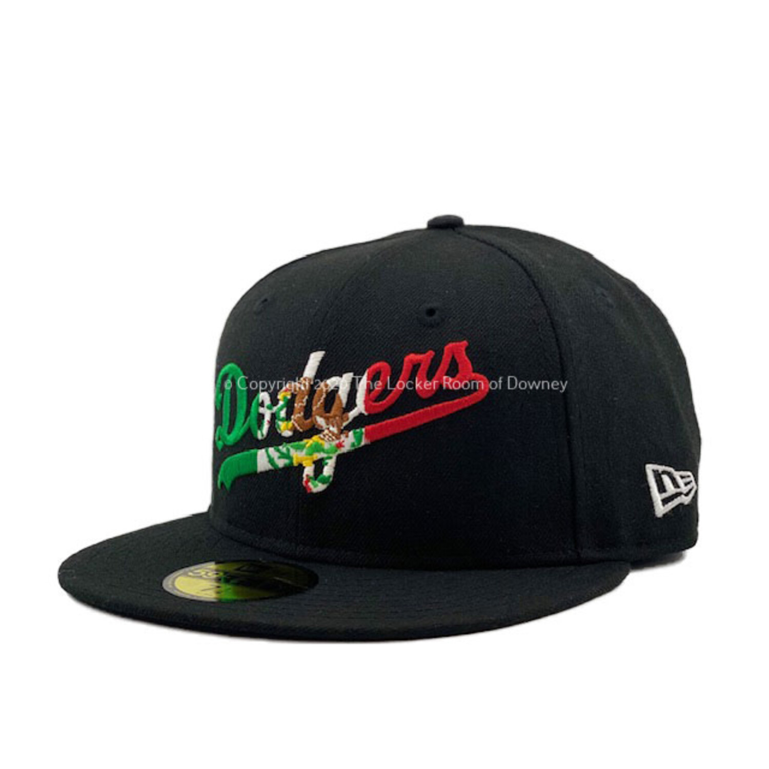 Los Angeles Dodgers Mexico Wordmark New Era Snapback Hat Cap