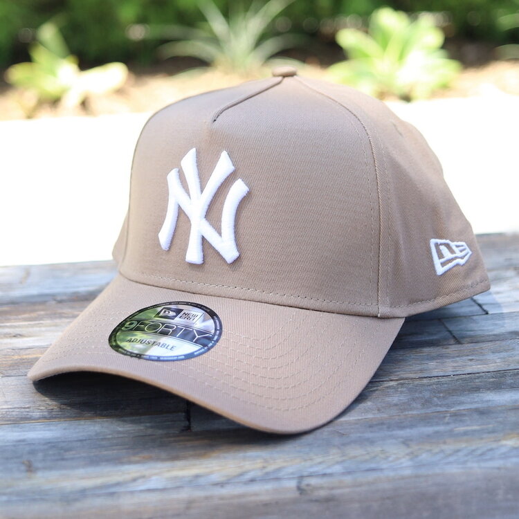 New Era NY Khaki White 940 A-Frame