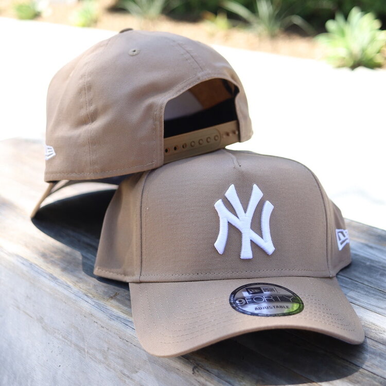 New Era NY Khaki White 940 A-Frame