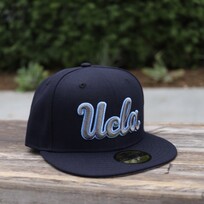 New Era UCLA Script Navy Gray-Blue