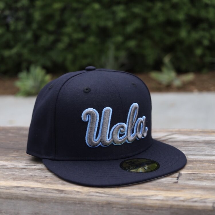 New Era UCLA Script Navy Gray-Blue