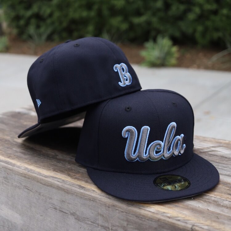 New Era UCLA Script Navy Gray-Blue