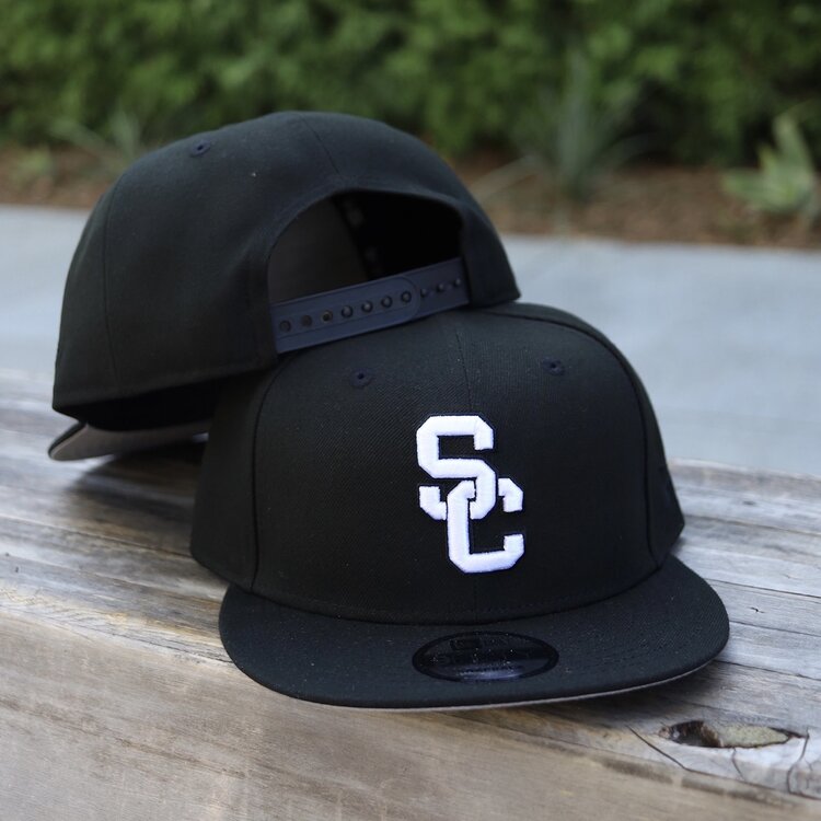 New Era USC Interlock Black White 950 Snapback