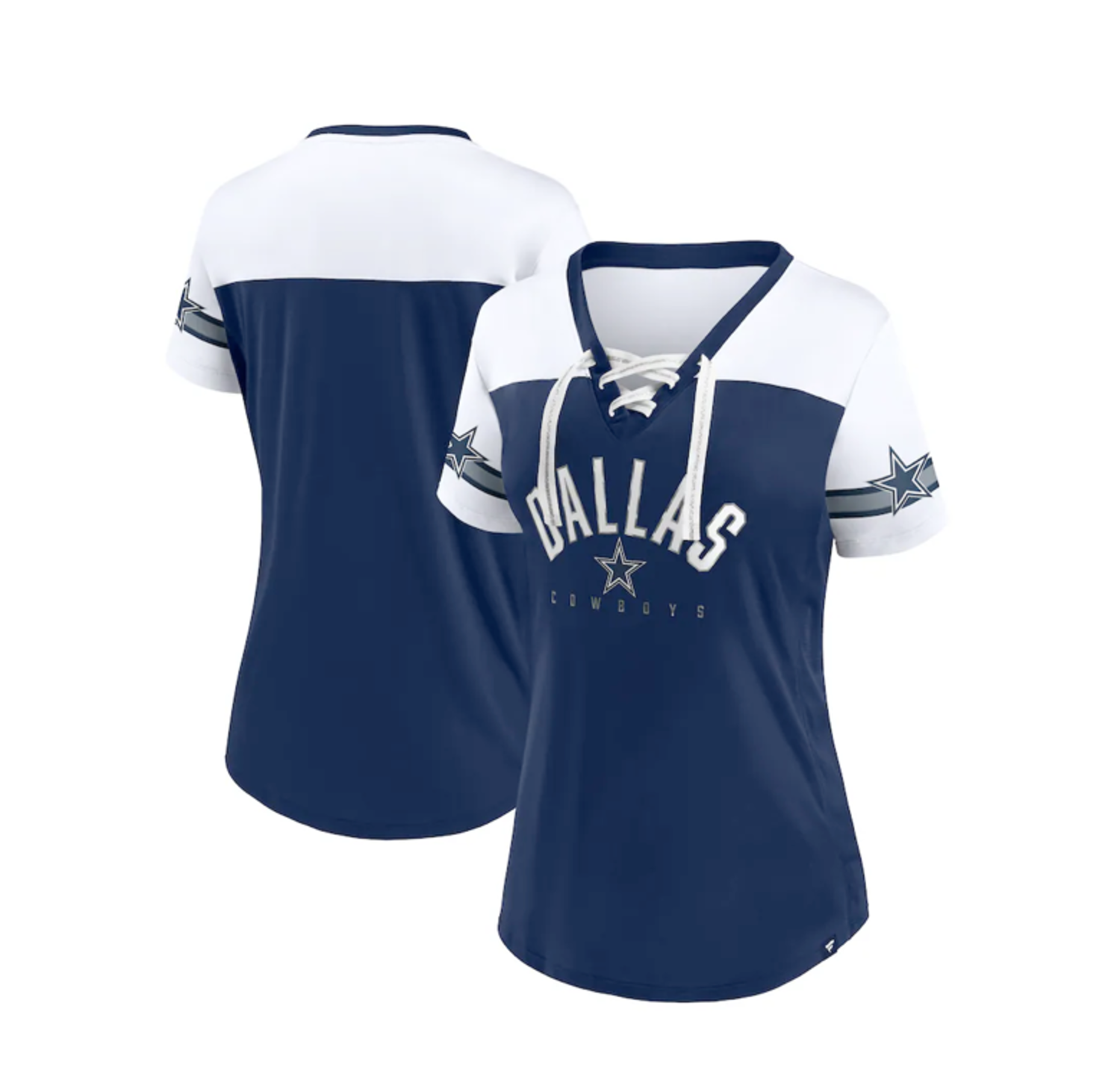 Women's Dallas Cowboys Fanatics Branded Pink/White Blitz & Glam