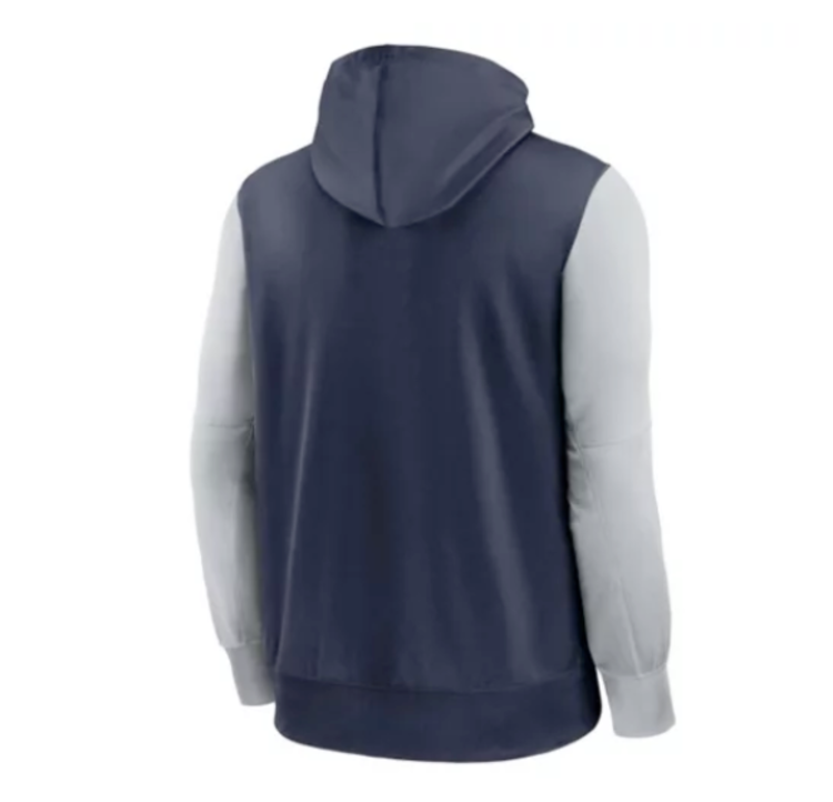 Nike Dallas Cowboys Nike Colorblock Therma Full-Zip Hoodie