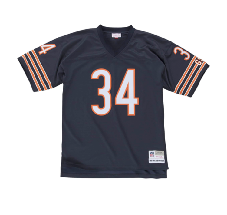 Mitchell and Ness Chicago Bears Men's Mitchell & Ness 1985 Walter Payton #34 Jersey Navy