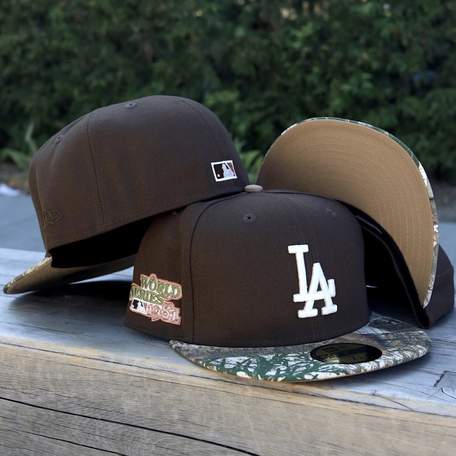 Men's New Era Khaki Los Angeles Dodgers 59FIFTY Fitted Hat