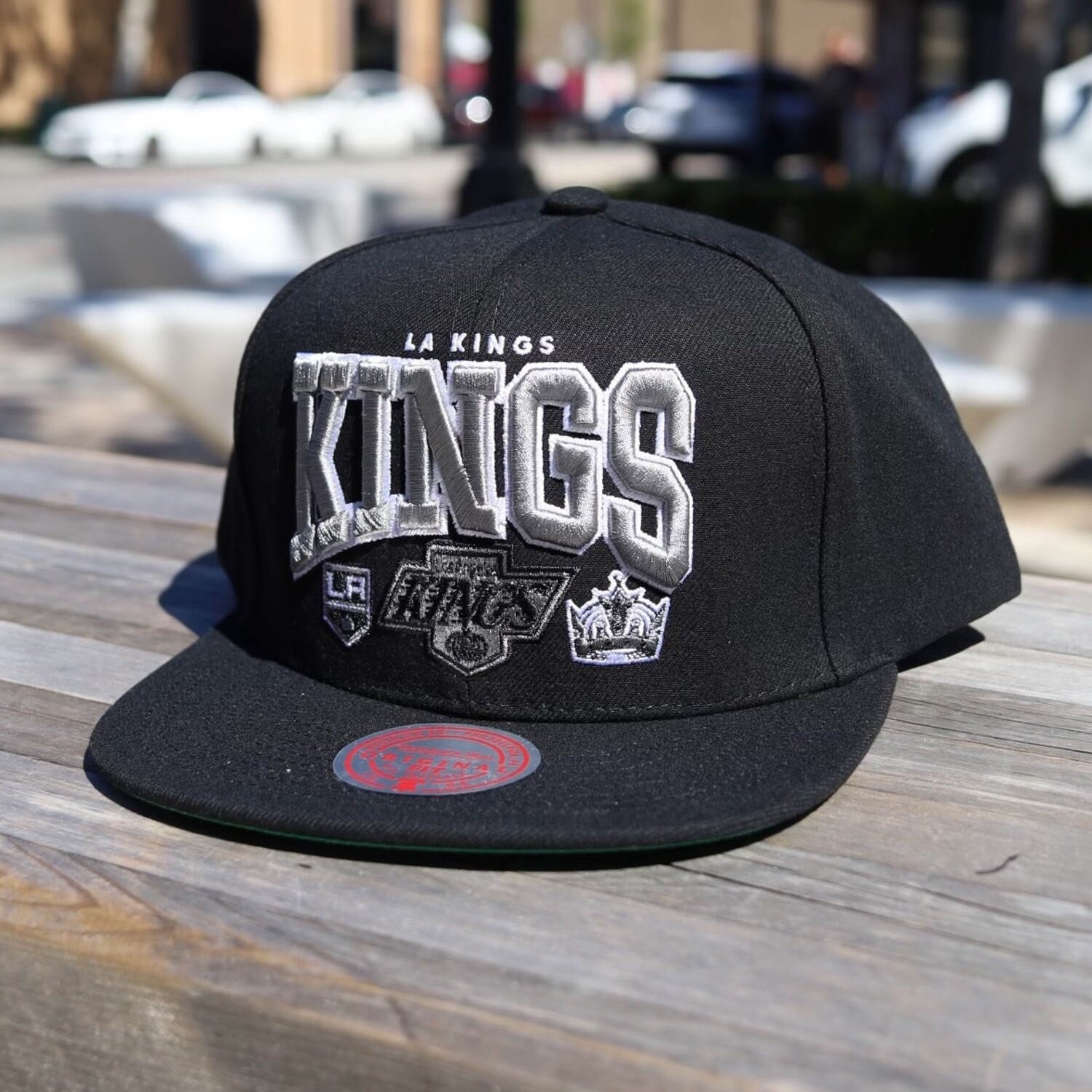 Mitchell & Ness Los Angeles Kings Stack Champs Snapback Hat