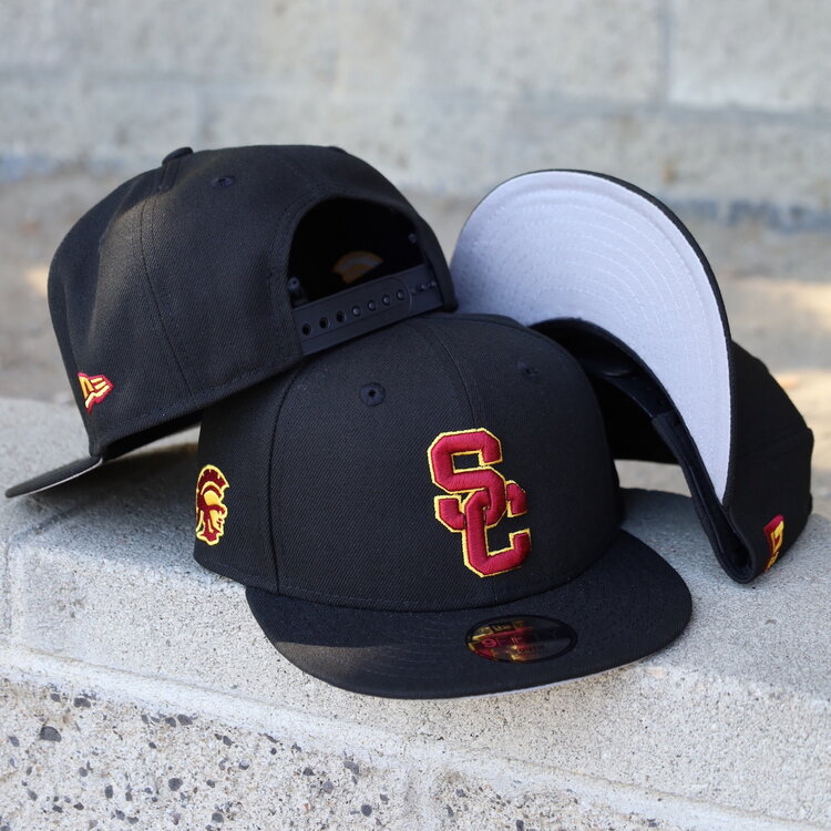 New Era USC Youth Interlock Black Team 950 Snapback