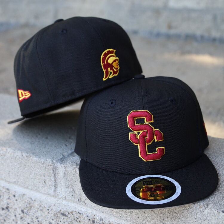 New Era USC Youth Interlock Black Team