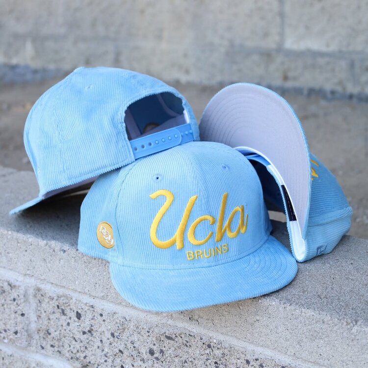 New Era UCLA Retro Light Blue Corduroy 950