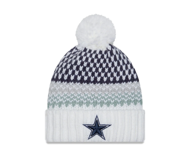 New Era Cowboys NFL 2023 W Sideline Knit Ivory