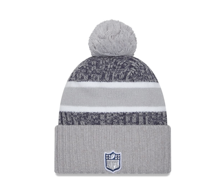New Era Cowboys NE 23 Sideline Sport Knit Navy/Gray