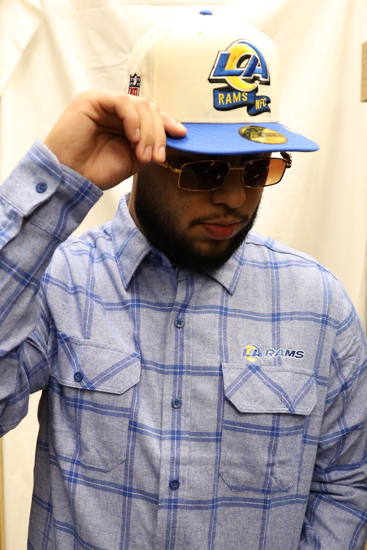 Antigua Rams M Regal Blue Board Shirt