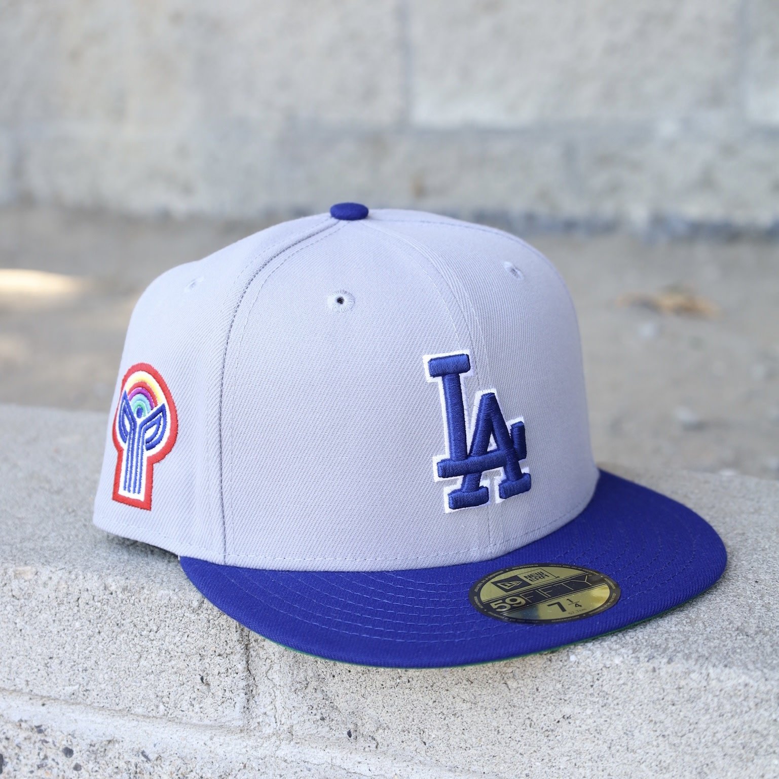 Los Angeles Dodgers Mexico LA Logo Flag Patch Red UV 59FIFTY