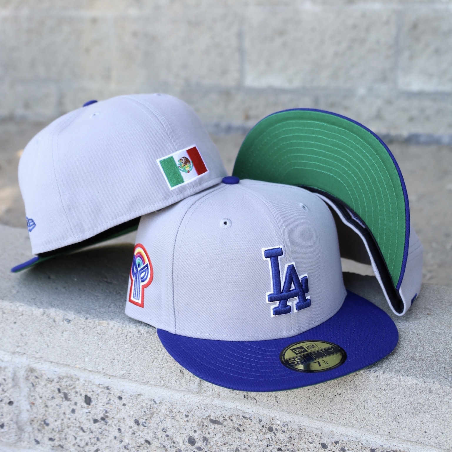 New Era 59FIFTY Los Angeles Dodgers Mexico Royal Blue White Fitted Hat