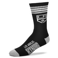 For Bare Feet Sportswear NHL Men's 4 Stripe Deuce Socks LA Kings Large