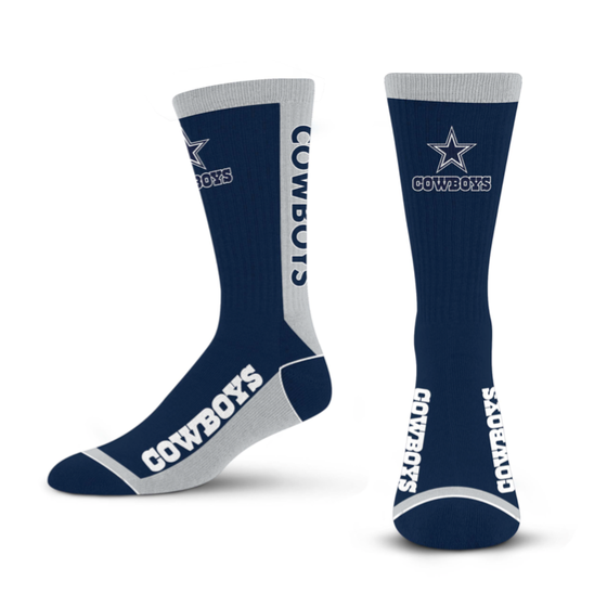 Dallas Cowboys Striped Socks