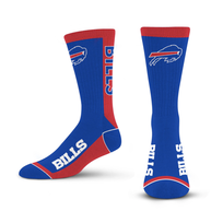 For Bare Feet Sportswear NFL Men's MVP Socks Buffalo Bills Large
