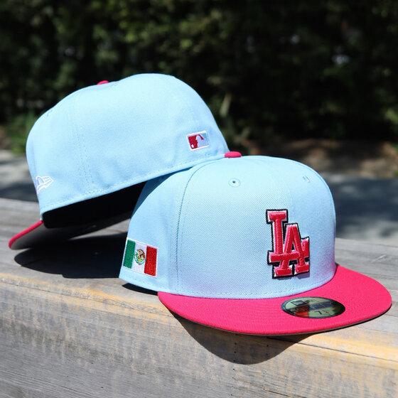 LA Natural 1988 Pink UV 950 Snapback - The Locker Room of Downey