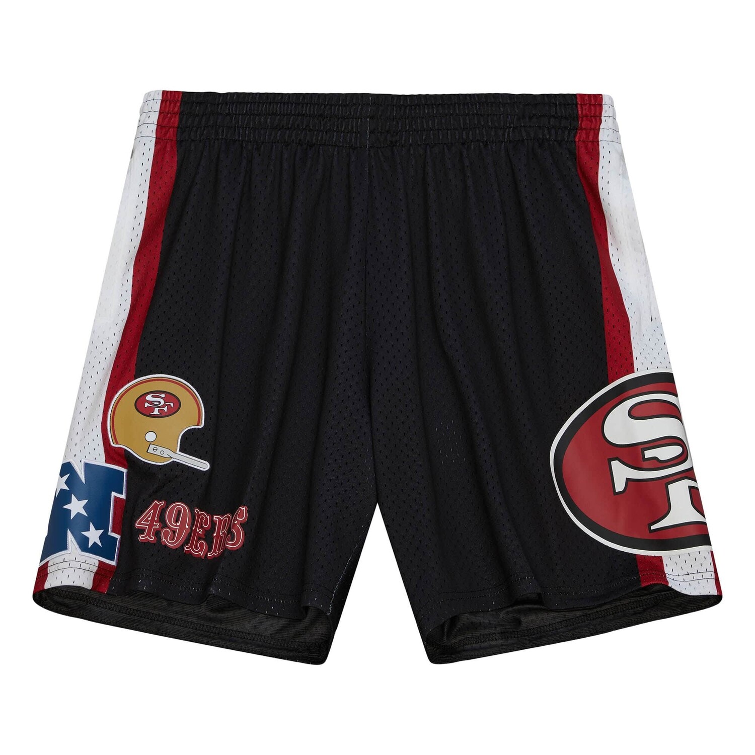 49ers M&N Men's City Collection Shorts Black - The Locker Room of Downey