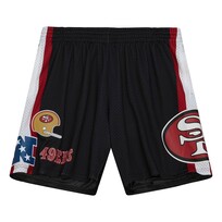 Mitchell and Ness 49ers M&N Men's City Collection Shorts Black