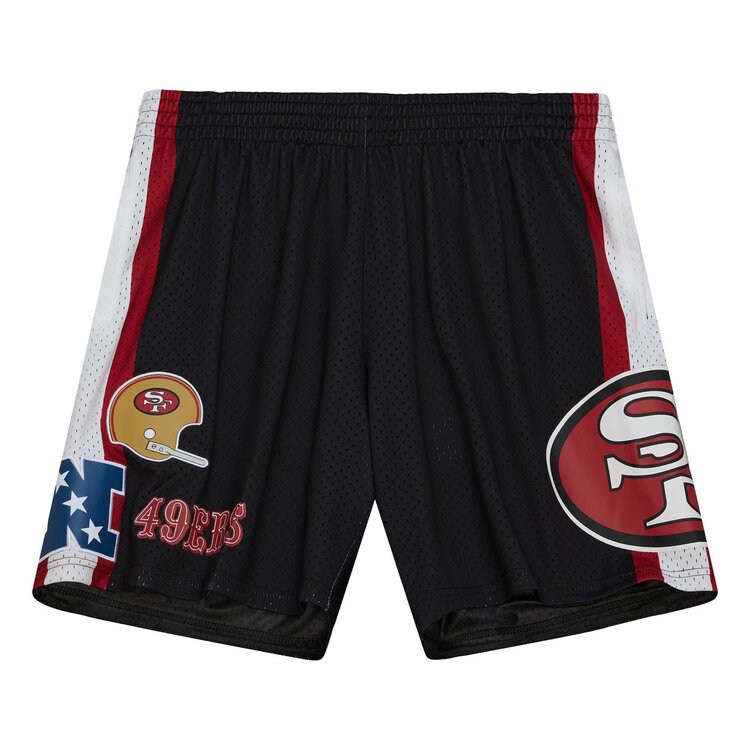 Mitchell and Ness 49ers M&N Men's City Collection Shorts Black